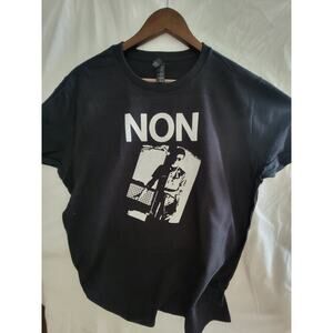 NON  band t shirt Ladies XL Black